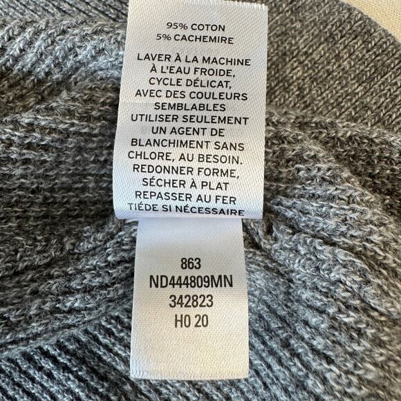 1901 Cotton Cashmere Blend Pullover Sweater Men's Size 2XL Heather Gray - Picture 10 of 10